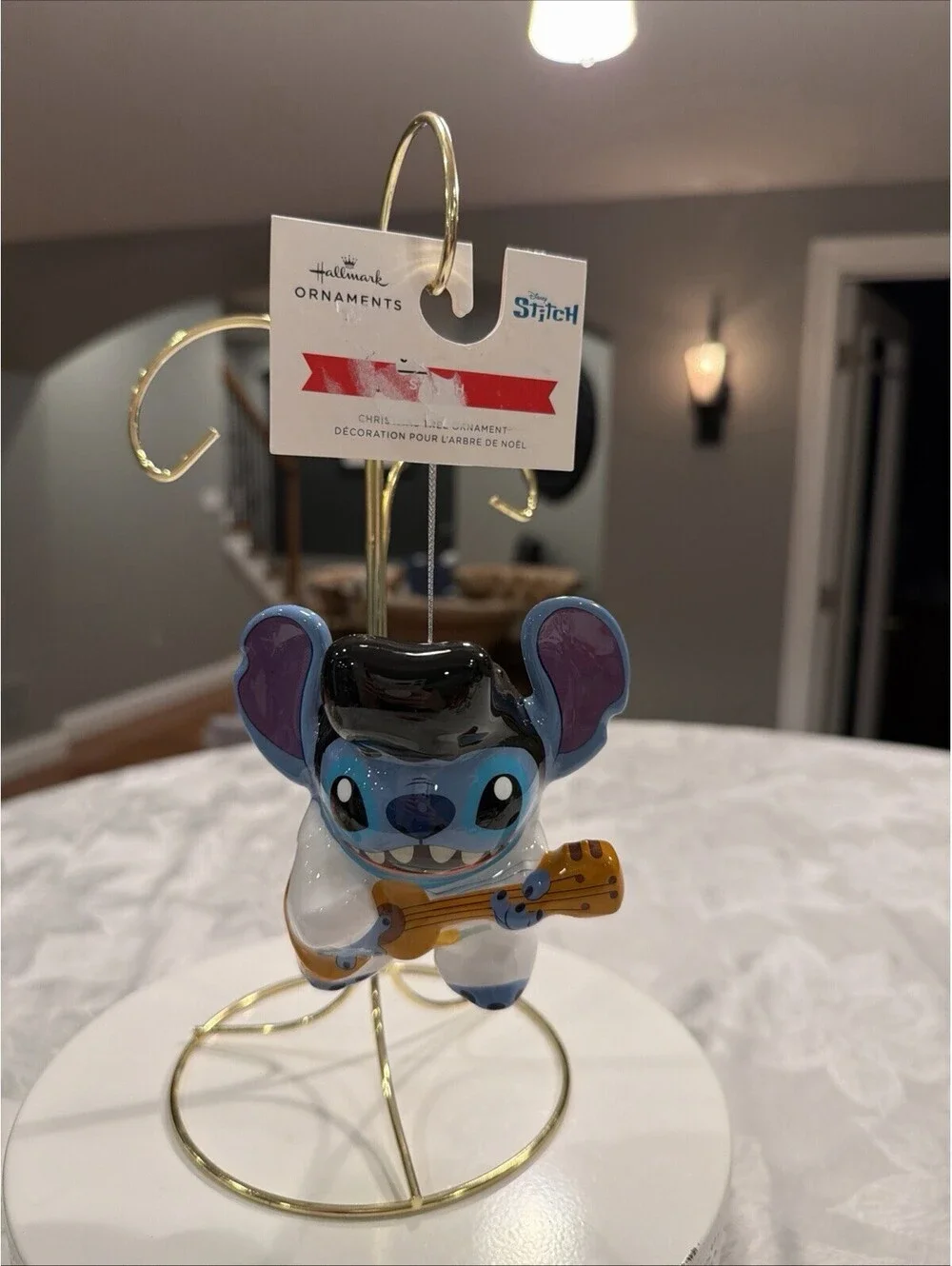 Hallmark Ornament Disney Stitch Shatterproof New With Tags
